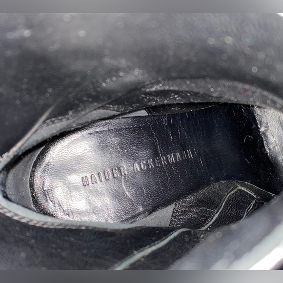 Haider Ackermann Pointy Toe Stiletto Heel Boots Ankle Black Size EUR 37 Side Zip - Picture 15 of 15